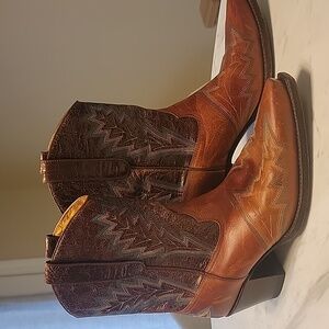 Vintage 2006 Frye western embroidered leather boots size 9